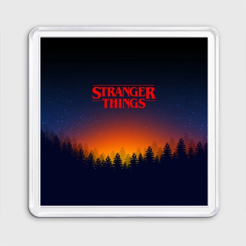 Магнит 55*55 Stranger things Очень странные дела