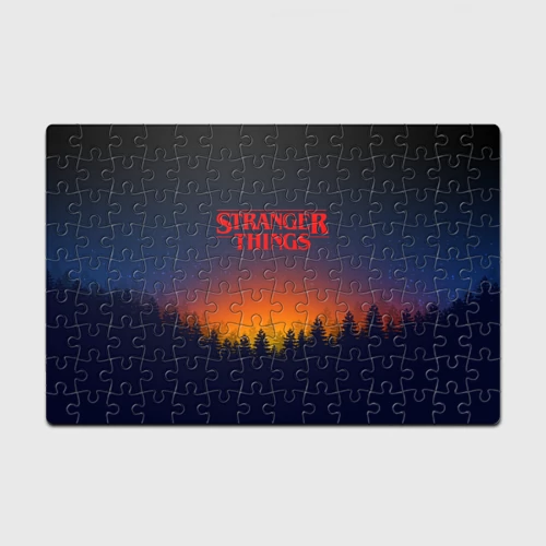 Головоломка Пазл магнитный 126 элементов Stranger things Очень странные дела