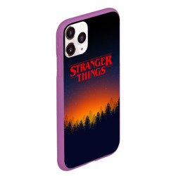 Чехол для iPhone 11 Pro Max матовый Stranger things Очень странные дела - фото 2