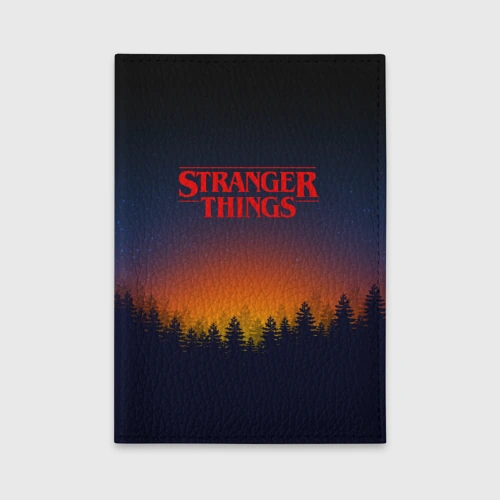 Обложка для автодокументов Stranger things Очень странные дела