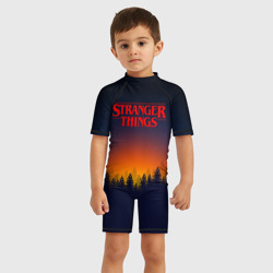 Детский купальный костюм 3D Stranger things Очень странные дела - фото 2