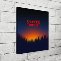 Холст квадратный Stranger things Очень странные дела - фото 2