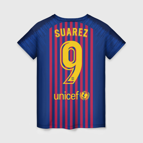 Женская футболка 3D Suarez home 18-19, цвет 3D печать - фото 2