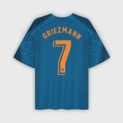 Мужская футболка oversize 3D Griezmann alternative 18-19