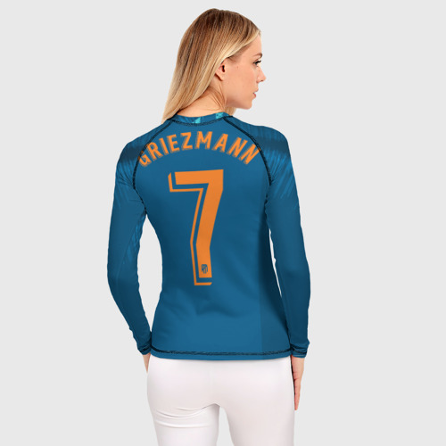 Женский рашгард 3D Griezmann alternative 18-19, цвет 3D печать - фото 4