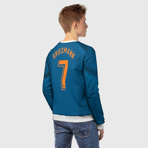 Детский свитшот 3D Griezmann alternative 18-19, цвет 3D печать - фото 4