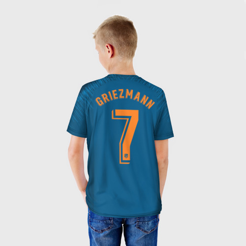 Детская футболка 3D Griezmann alternative 18-19, цвет 3D печать - фото 4