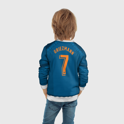 Детский свитшот 3D Griezmann alternative 18-19, цвет 3D печать - фото 6