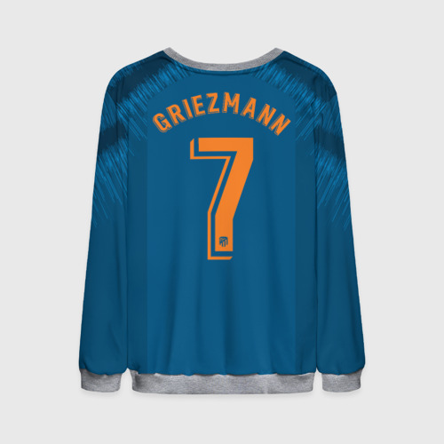 Мужской свитшот 3D Griezmann alternative 18-19, цвет меланж - фото 2