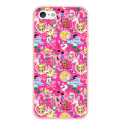 Чехол для iPhone 5/5S матовый Barbie and Tokidoki