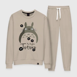Женский костюм хлопок Тоторо и Чернушки