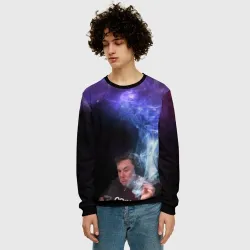 Мужской свитшот 3D Elon Musk space Илон Маск - фото 2