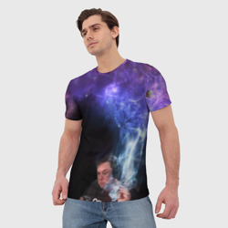 Мужская футболка 3D Elon Musk space Илон Маск - фото 2