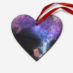 Деревянная игрушка Сердце Elon Musk space Илон Маск