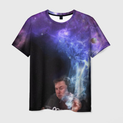 Мужская футболка 3D Elon Musk space Илон Маск