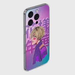 Чехол для iPhone 16 Pro Max силиконовый с защитой камеры Taehyung BTS - фото 2