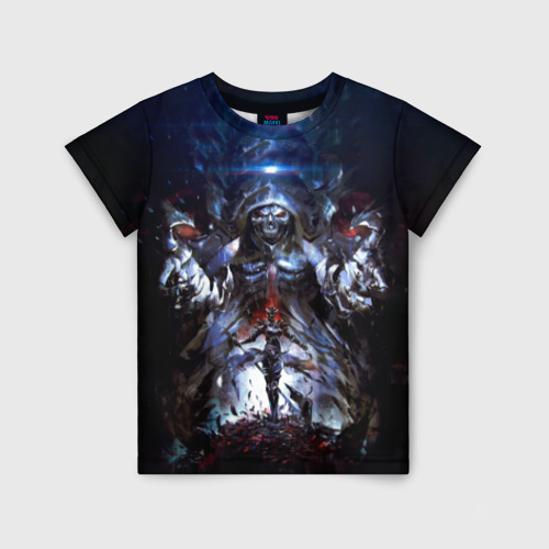 Детская футболка 3D с принтом Overlord, вид спереди #2