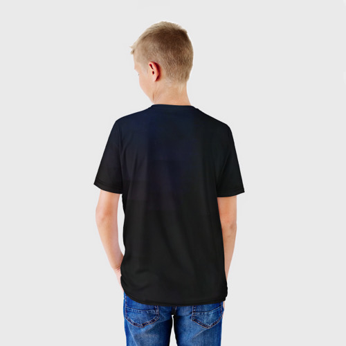 Детская футболка 3D с принтом Overlord, вид сзади #2