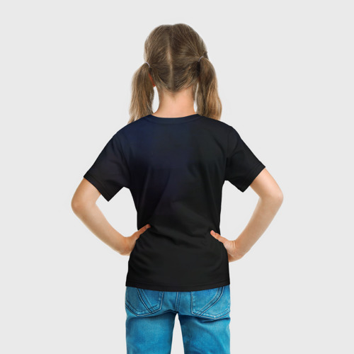 Детская футболка 3D с принтом Overlord, вид сзади #2