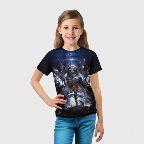 Детская футболка 3D с принтом Overlord, вид сбоку #3