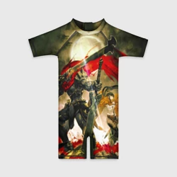 Детский купальный костюм 3D Momonga & Narberal Gamma