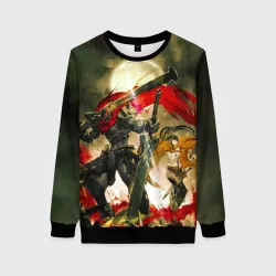 Женский свитшот 3D Momonga & Narberal Gamma