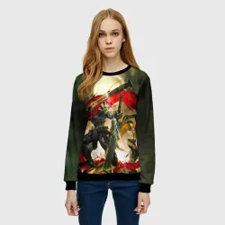 Женский свитшот 3D Momonga & Narberal Gamma - фото 2