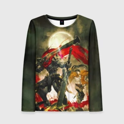 Женский лонгслив 3D Momonga & Narberal Gamma