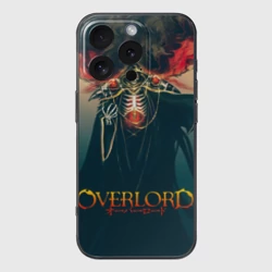Чехол для iPhone 16 Pro силиконовый с защитой камеры Momonga Overlord