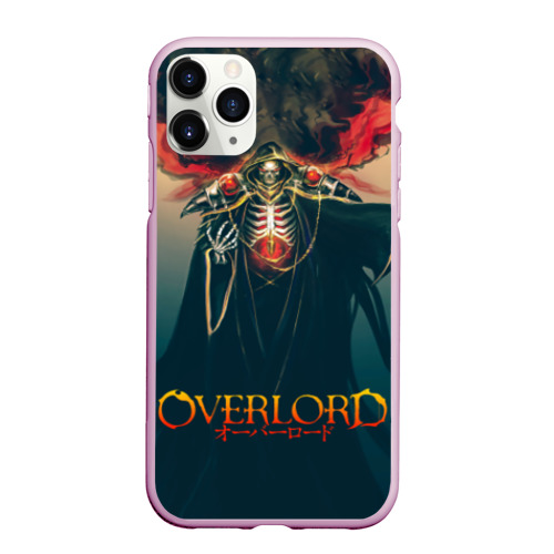 Чехол для iPhone 11 Pro Max матовый Momonga Overlord, цвет розовый