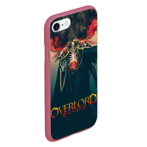 Чехол для iPhone 7/8 матовый Momonga Overlord, цвет малиновый - фото 3