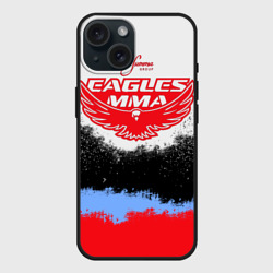 Чехол силиконовый для Apple iPhone 15 матовый Eagles MMA