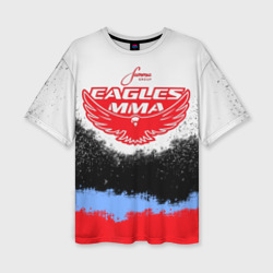 Женская футболка oversize 3D Eagles MMA