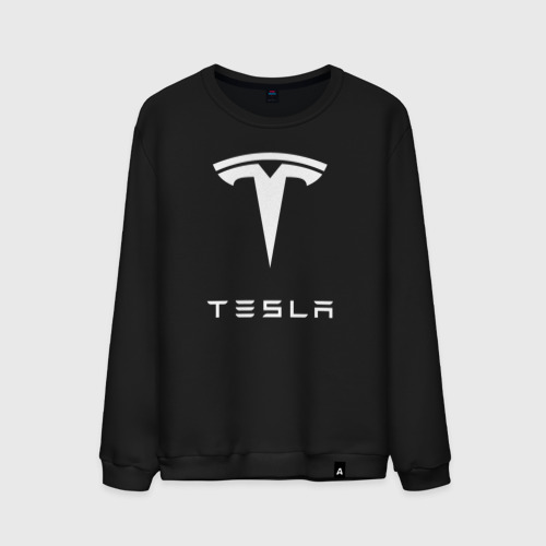 Мужской свитшот хлопок TESLA, цвет черный