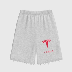 Женские шорты oversize футер хлопок Tesla Тесла