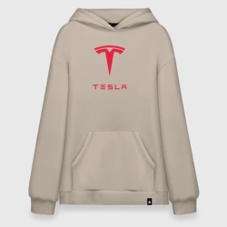 Худи SuperOversize хлопок Tesla Тесла