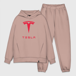 Мужской костюм oversize хлопок Tesla Тесла