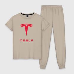Женская пижама хлопок Tesla Тесла