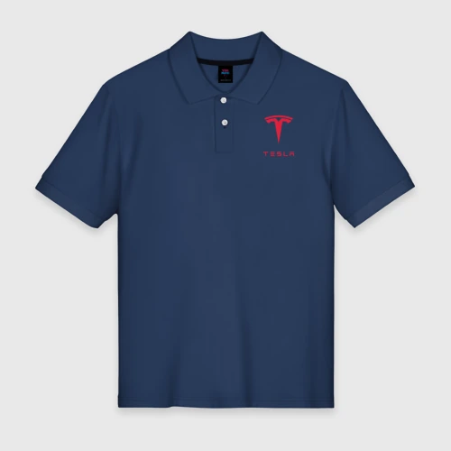 Мужское поло хлопок Tesla Тесла