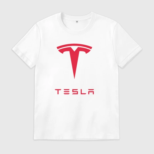 Мужская футболка хлопок Tesla Тесла