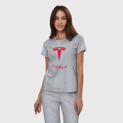 Женская пижама хлопок Tesla Тесла - фото 2