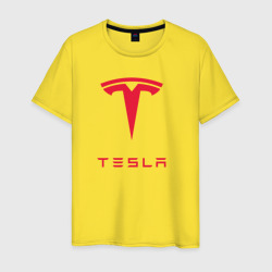 Мужская футболка хлопок Tesla Тесла