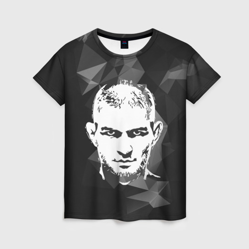 Женская футболка 3D KHABIB NURMAGOMEDOV.