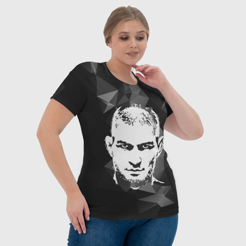 Женская футболка 3D KHABIB NURMAGOMEDOV. - фото 6