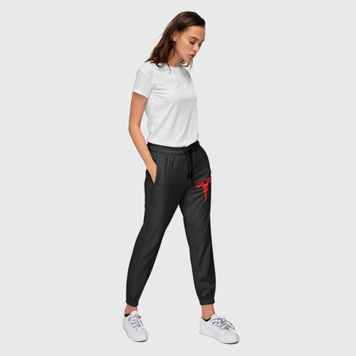 Женские брюки 3D Tesla, цвет 3D печать - фото 5