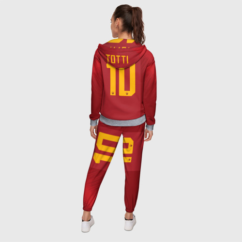 Женский костюм 3D с принтом Totti legend 18-19, вид сзади #2