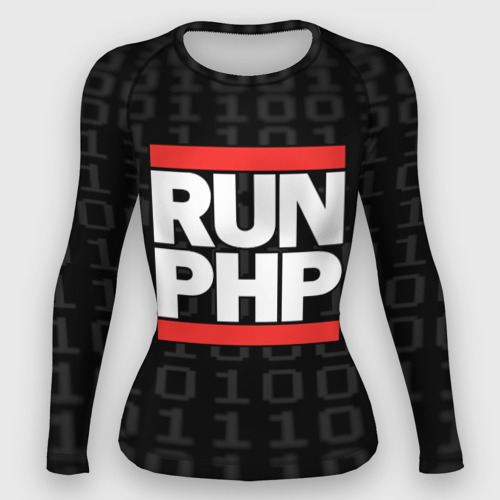Женский рашгард 3D Run PHP, цвет 3D печать