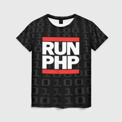 Женская футболка 3D Run PHP