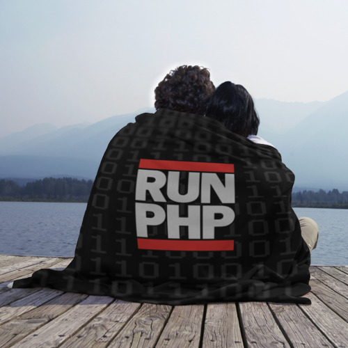 Плед 3D Run PHP, цвет 3D (велсофт) - фото 3