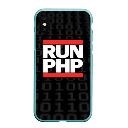 Чехол для iPhone XS Max матовый Run PHP
